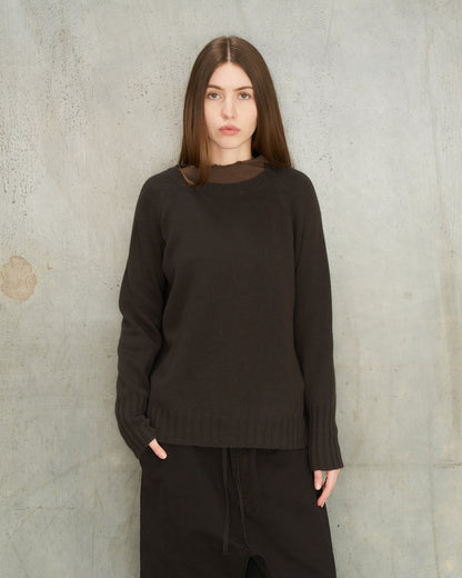 Chocolate Cashmere Sweatshirt