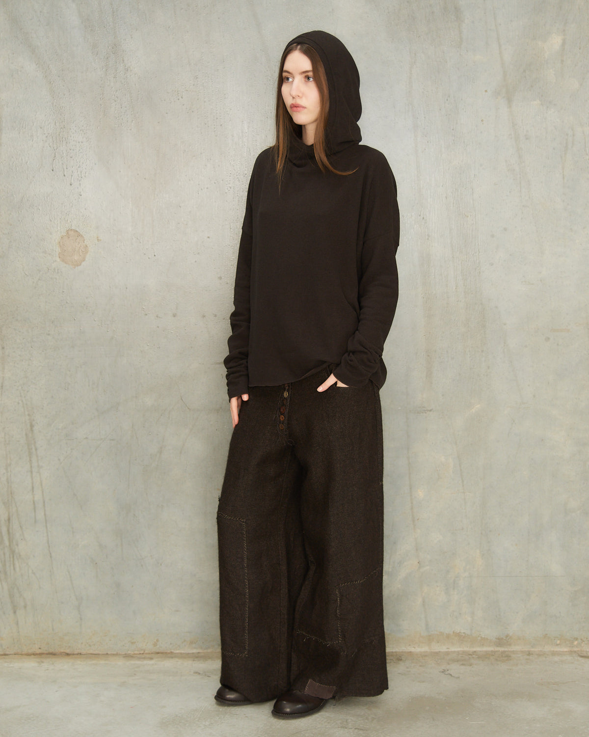 Chocolate Hooded Sweatshirt