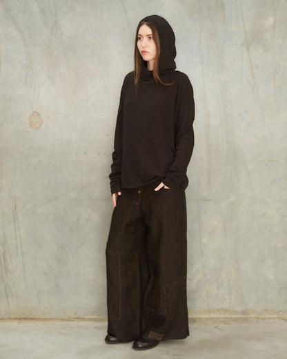Chocolate Hooded Sweatshirt
