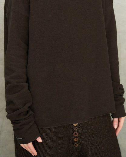 Chocolate Hooded Sweatshirt