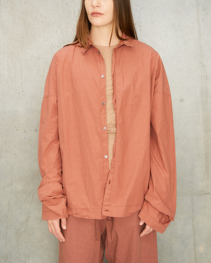 Coral Unisex Collared Shirt