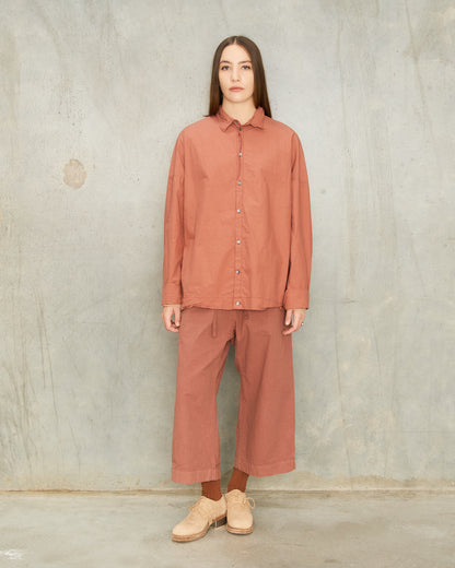 Coral Unisex Collared Shirt