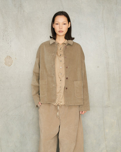 Marron Glace Velvet Blazer