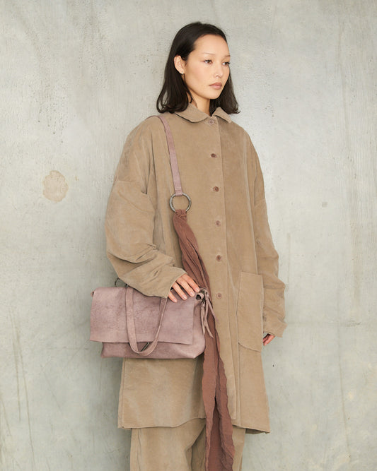 Marron Glace Velvet Coat