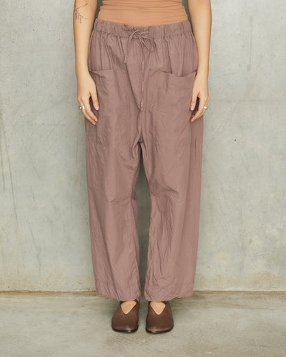 Mauve Classic Cotton Trousers
