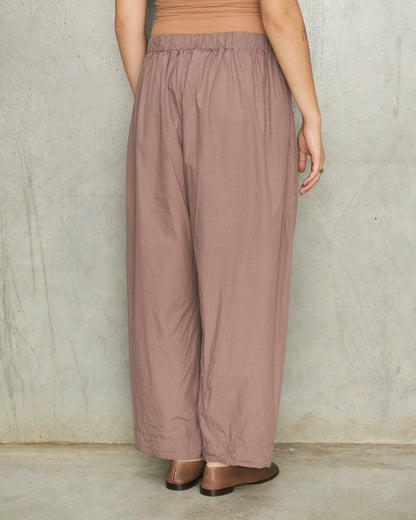 Mauve Classic Cotton Trousers