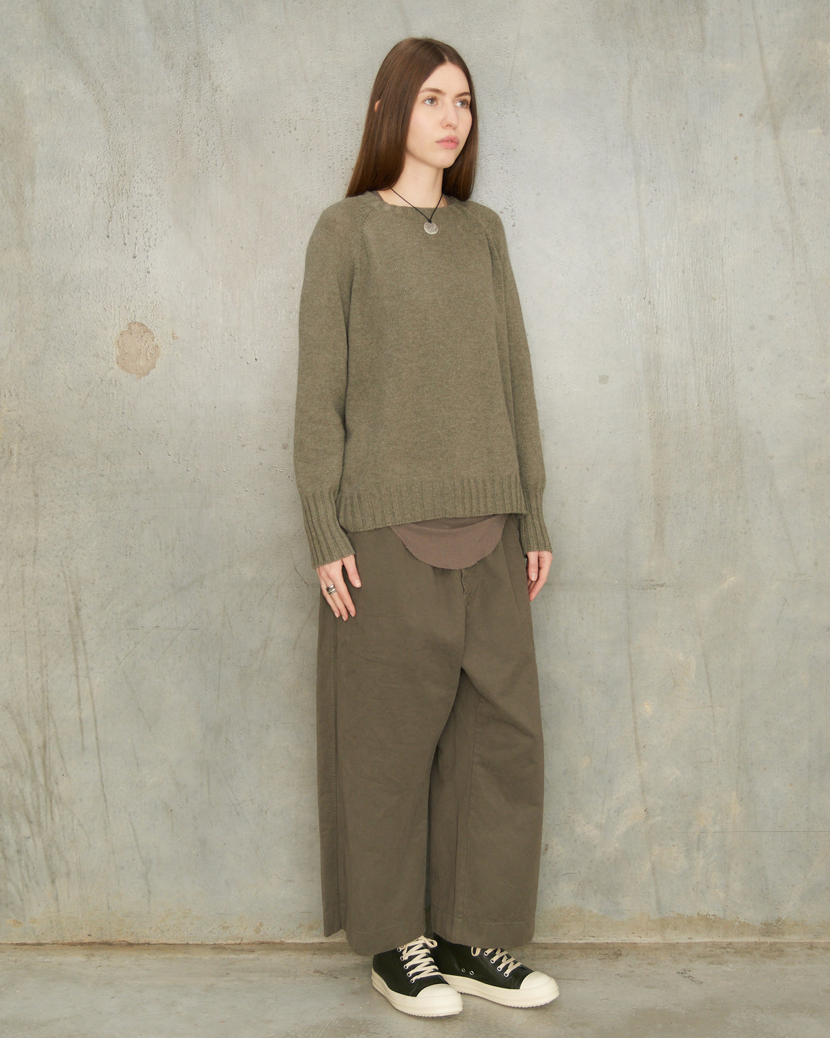 Sage Cashmere Sweatshirt