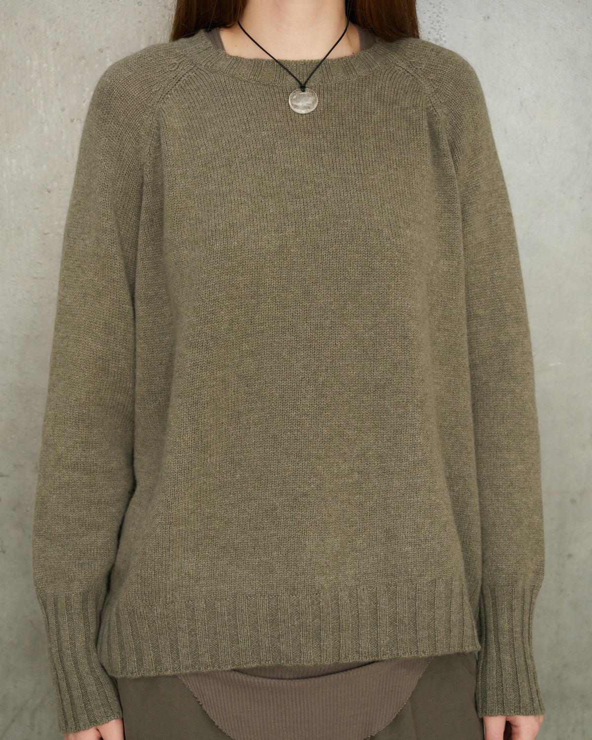 Sage Cashmere Sweatshirt
