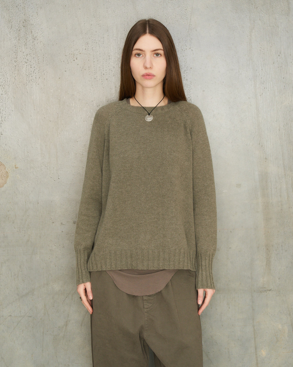 Sage Cashmere Sweatshirt