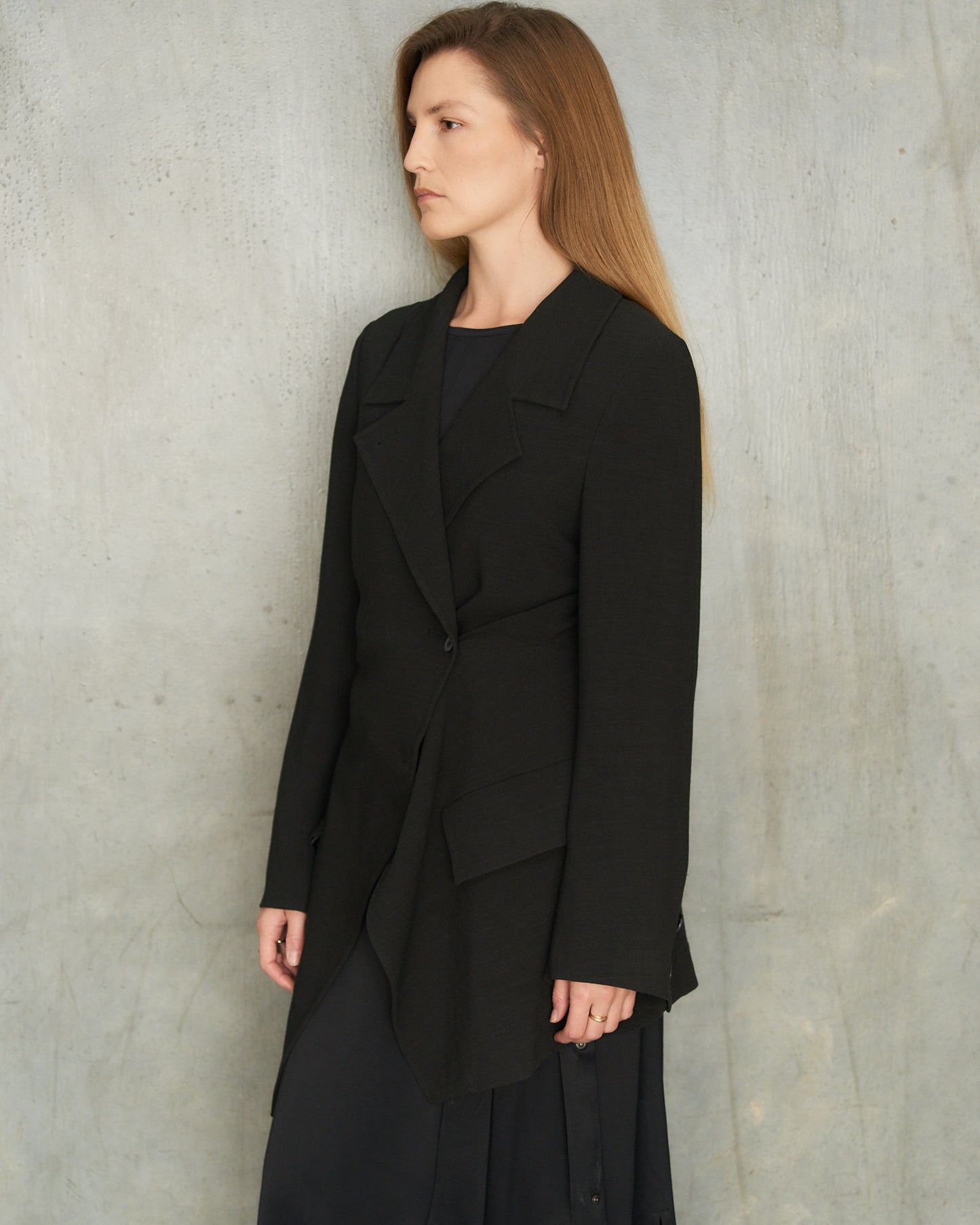 Ann Demeulemeester Black Oversized Blazer