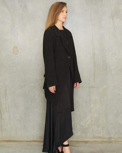 Ann Demeulemeester Black Oversized Blazer
