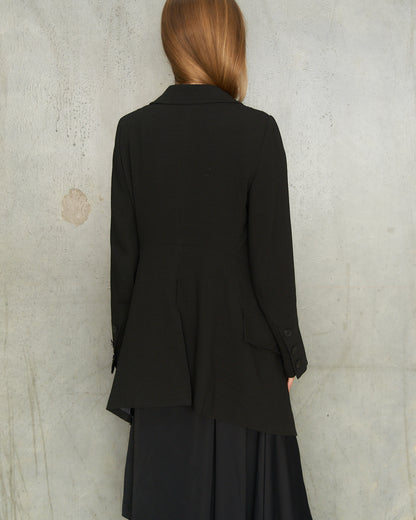 Ann Demeulemeester Black Oversized Blazer
