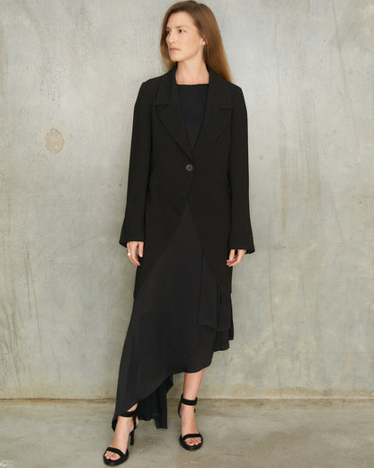 Ann Demeulemeester Black Oversized Blazer
