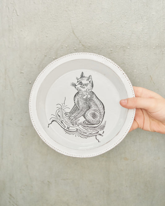 Scenario Cat Soup Plate