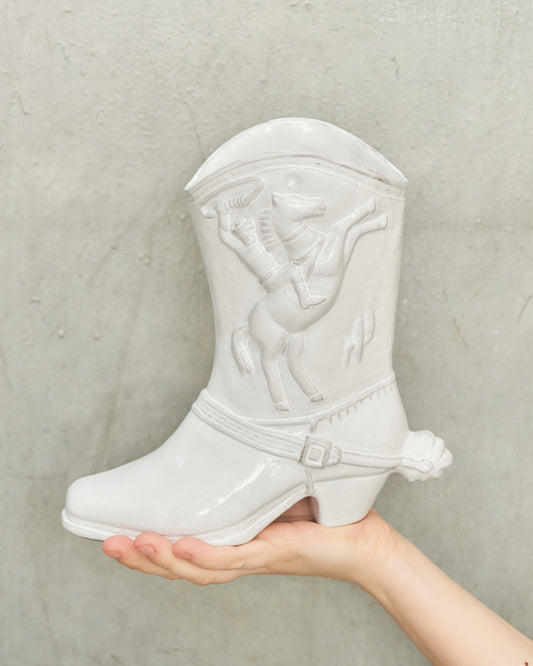 Tucson Left Boot Vase