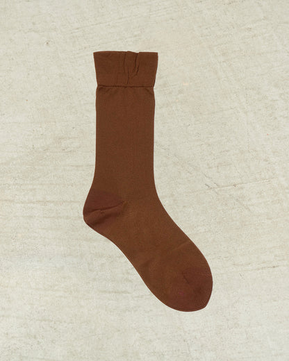 Brown Sheer Socks