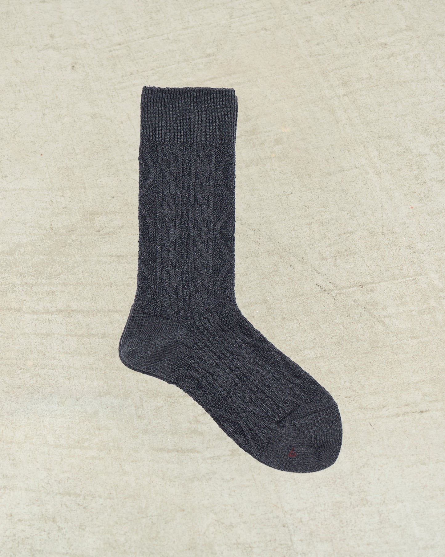 Charcoal Cable Socks