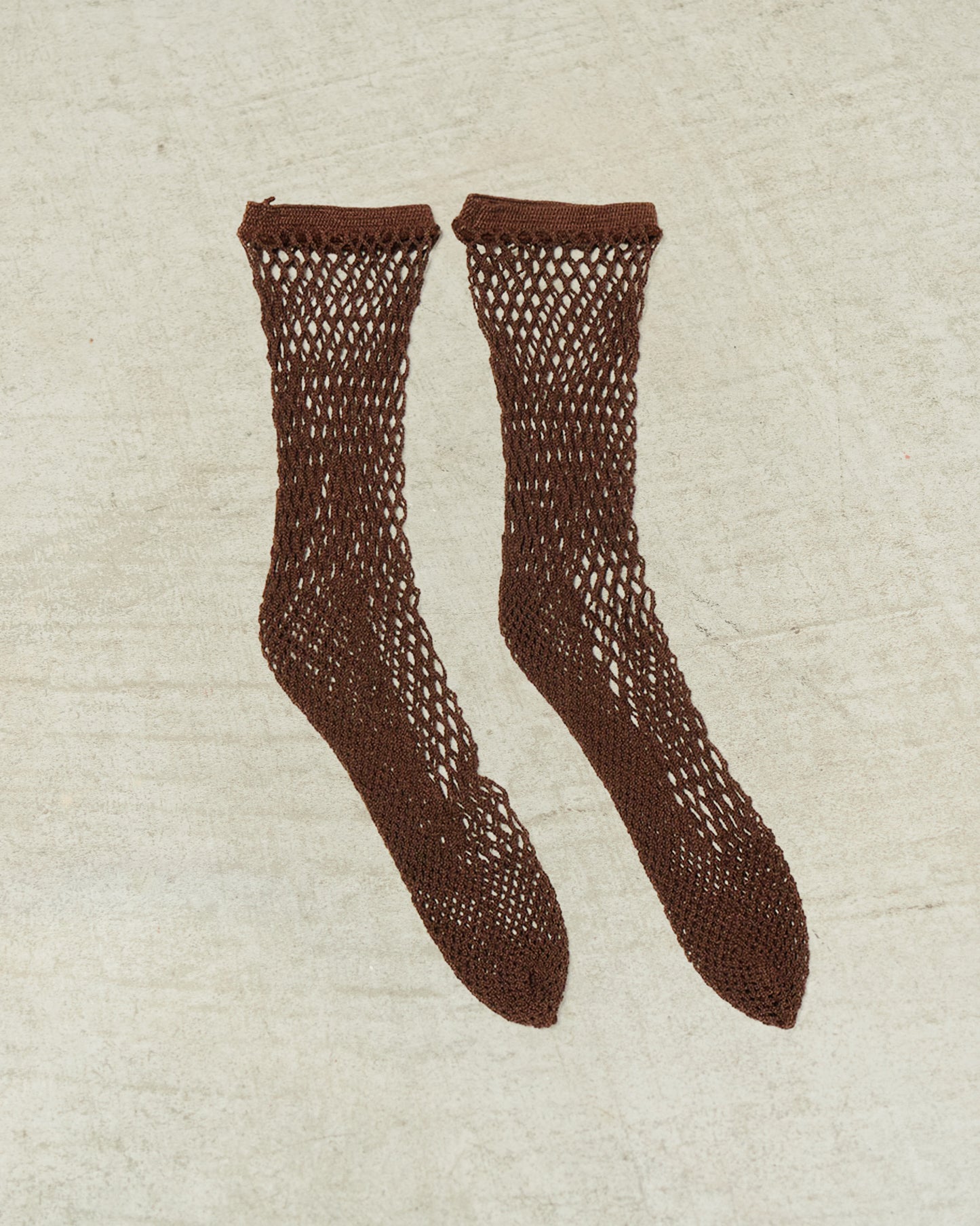 Chocolate Fishnet Socks