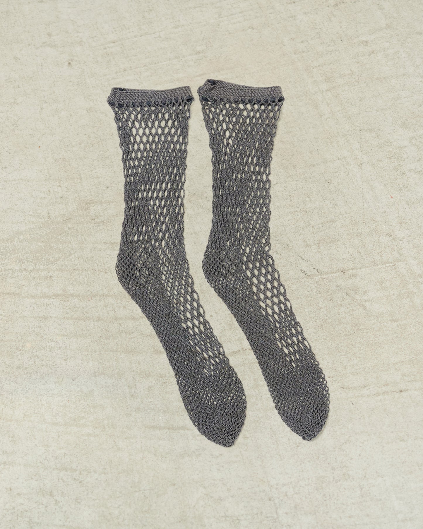 Grey Fishnet Socks