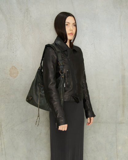 Balenciaga Dark Grey City Bag