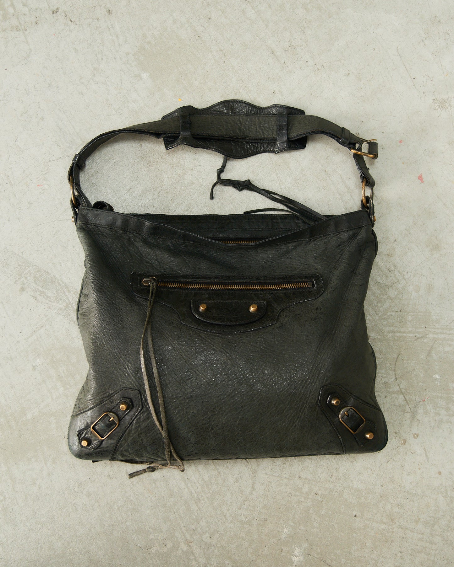 Balenciaga Dark Grey City Bag