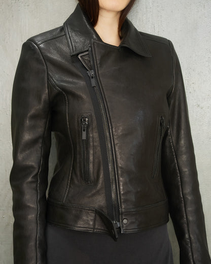 Balenciaga Black Leather Biker Jacket