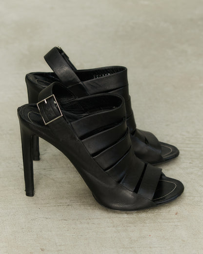 Balenciaga Black Leather Heels