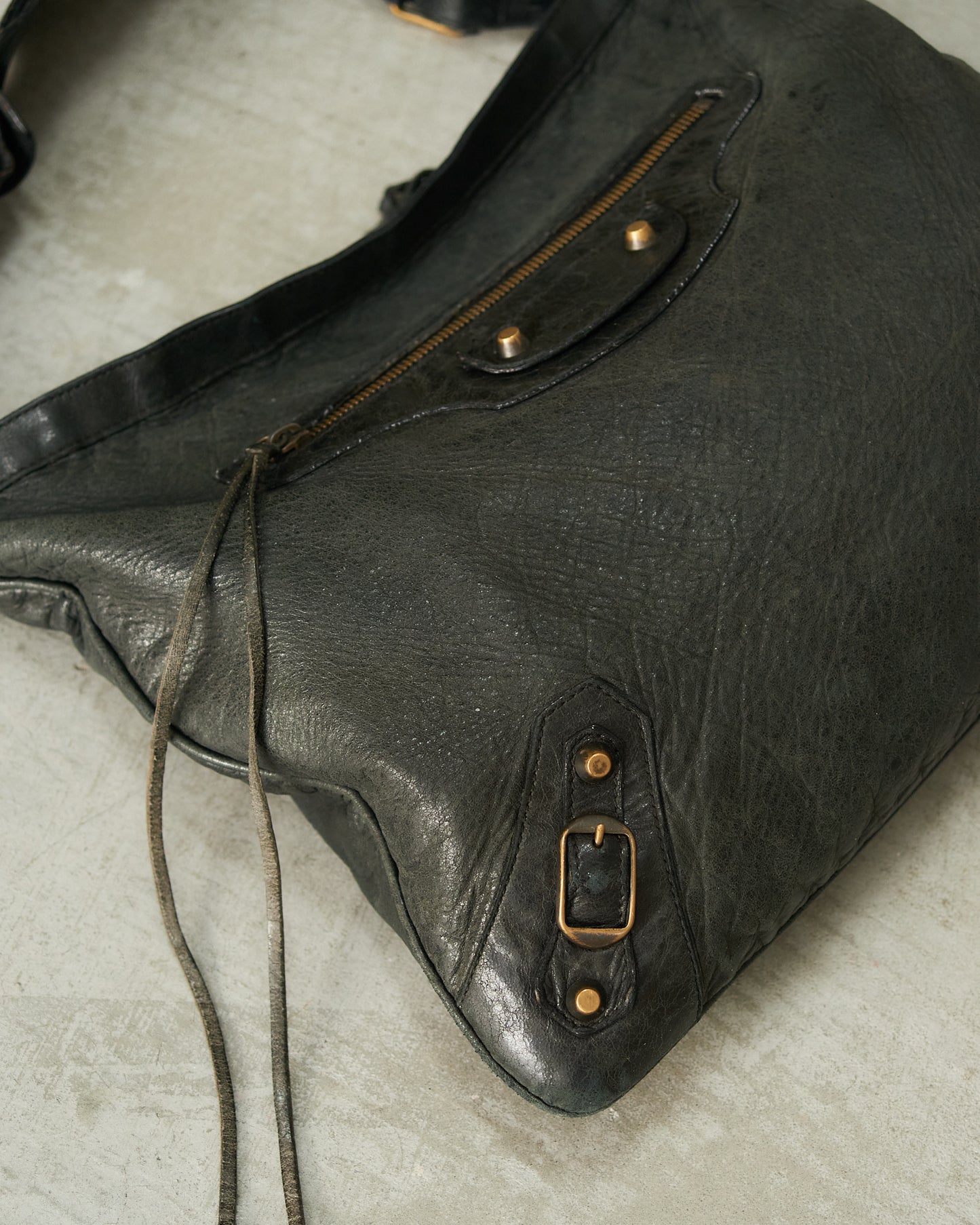 Balenciaga Dark Grey City Bag