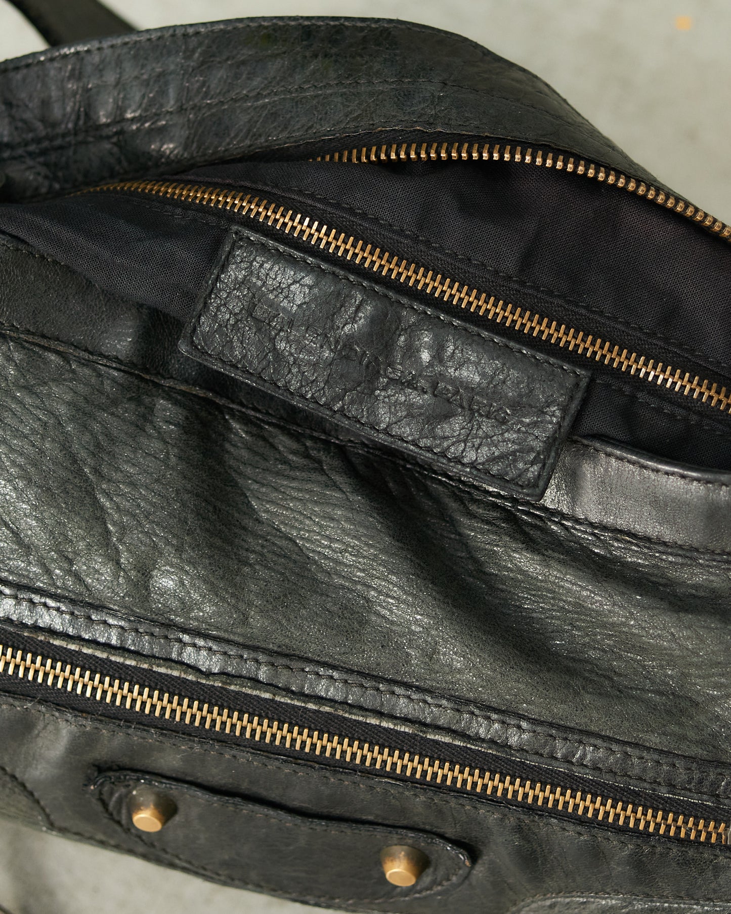 Balenciaga Dark Grey City Bag