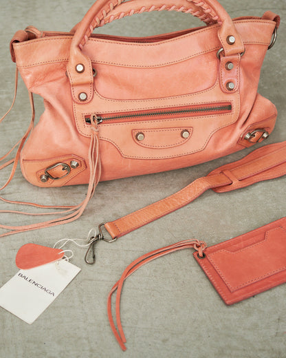 Balenciaga Pink Le City First Bag