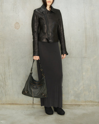 Balenciaga Dark Grey City Bag