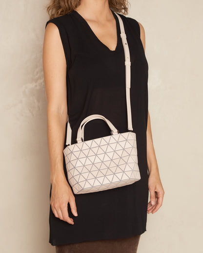 Beige Crystal Matte Bag