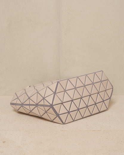 Beige Crystal Matte Bag