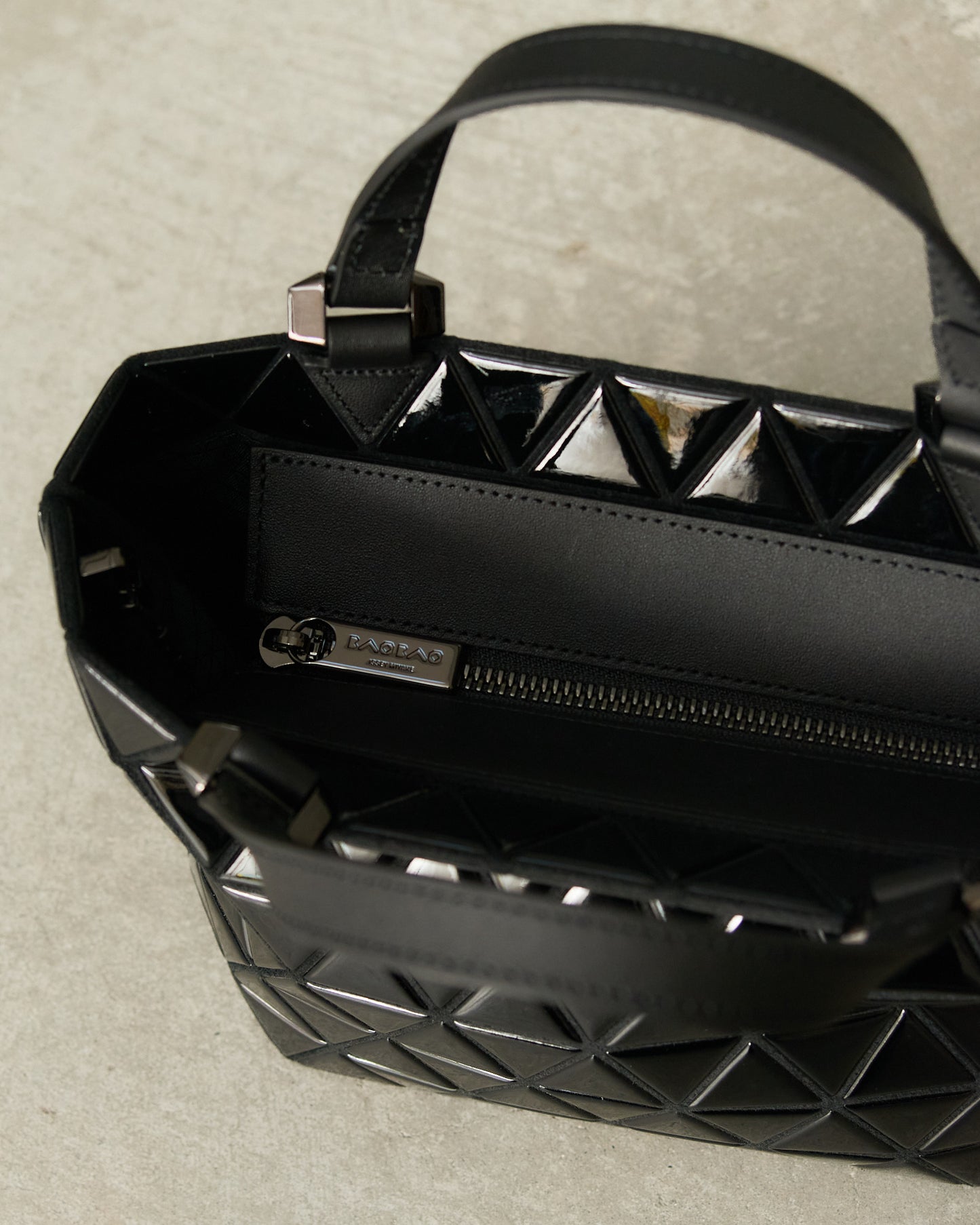 Black Crystal Gloss Handbag
