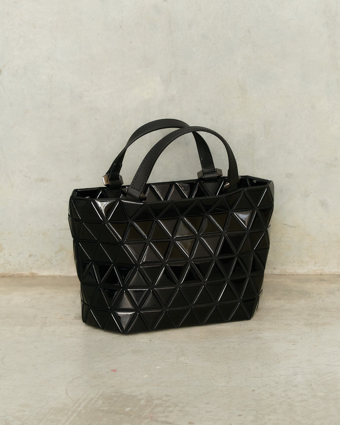 Black Crystal Gloss Handbag