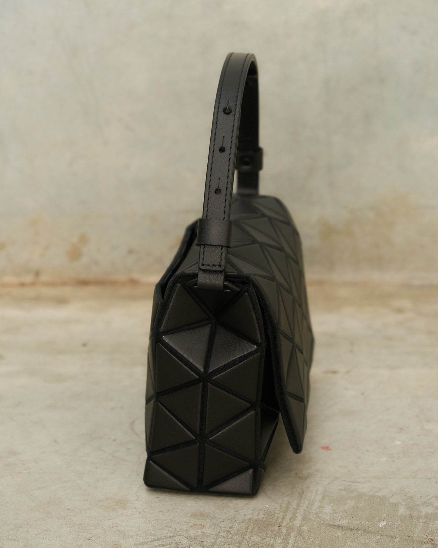 Matte Black Fossette Bag
