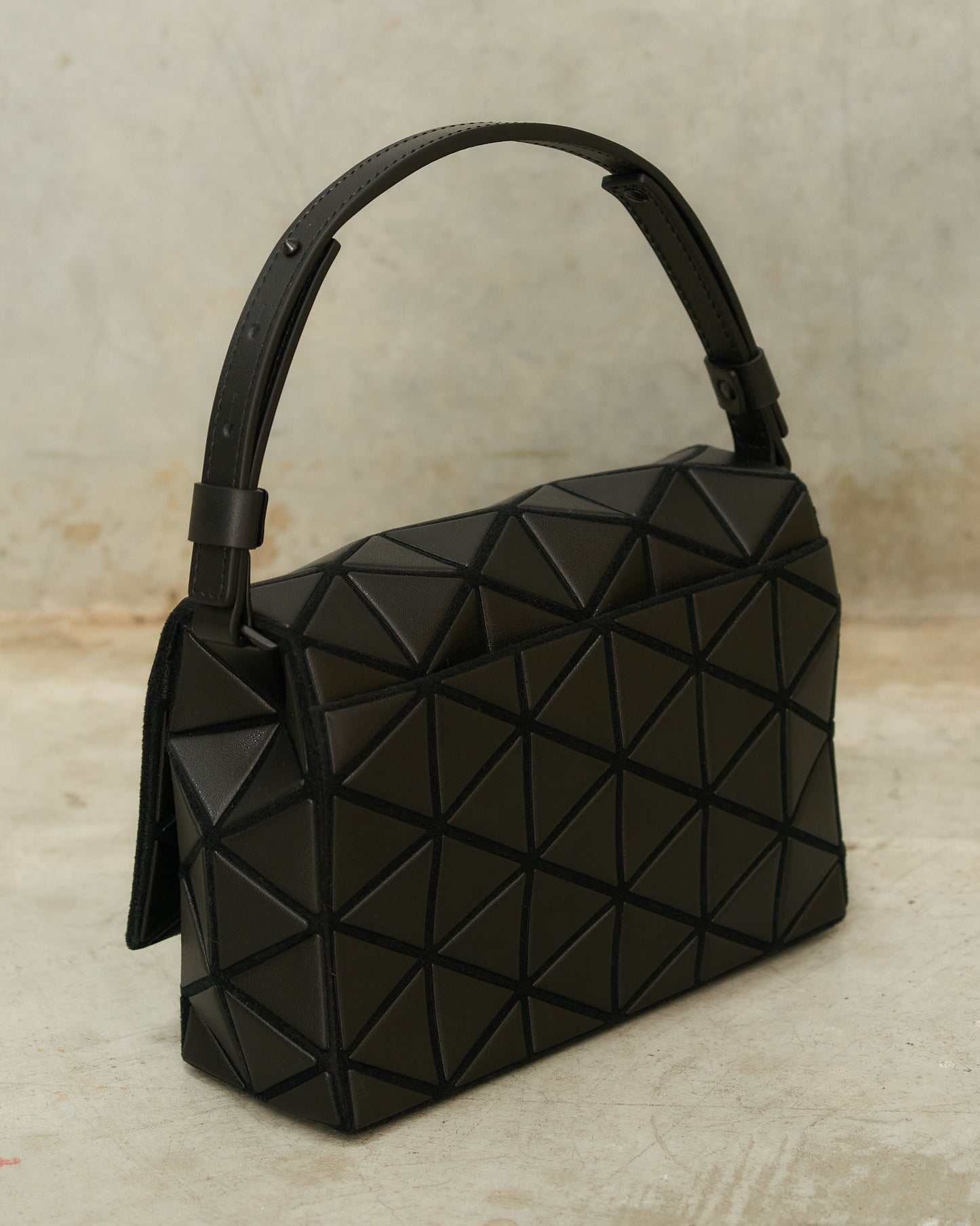 Matte Black Fossette Bag