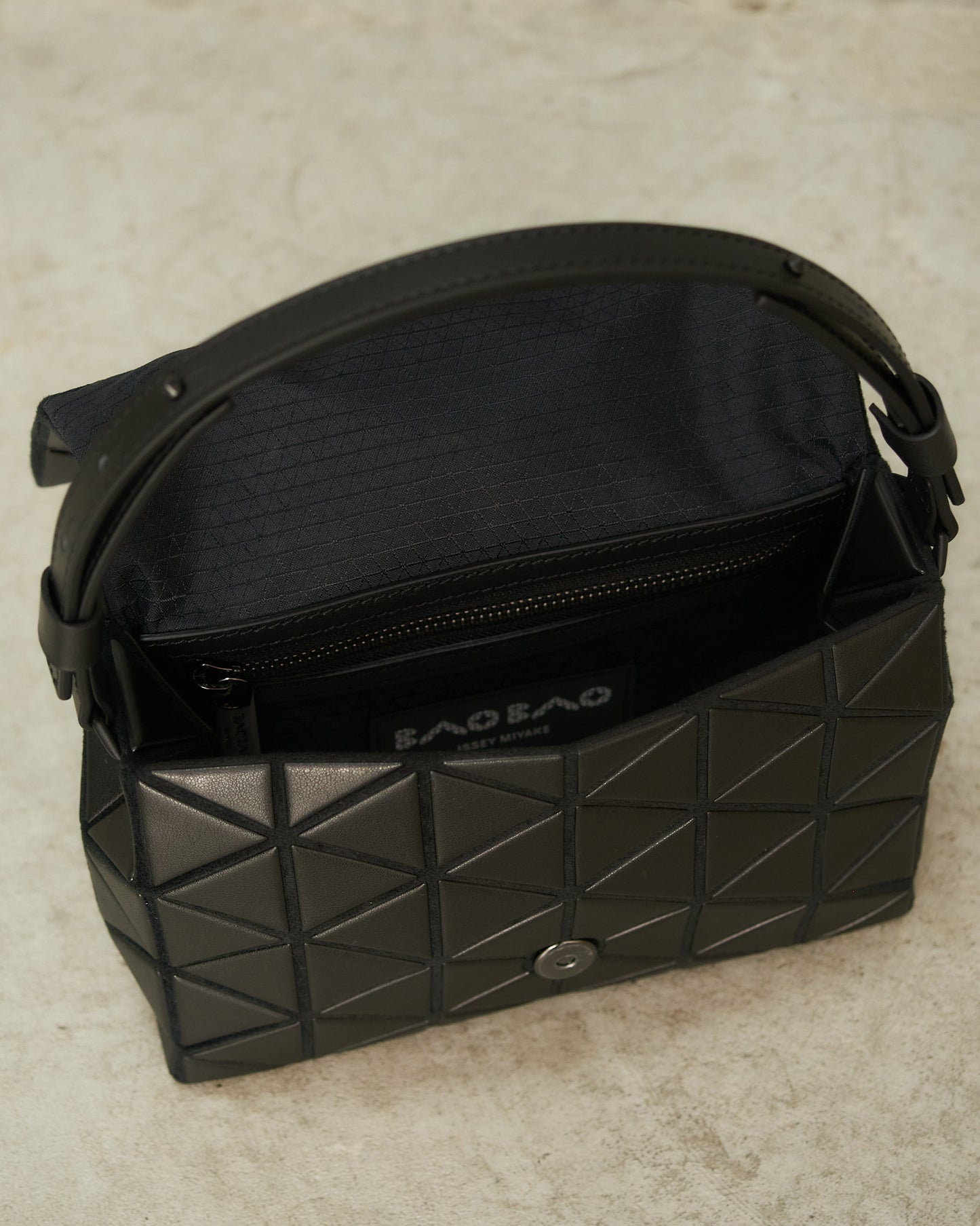 Matte Black Fossette Bag