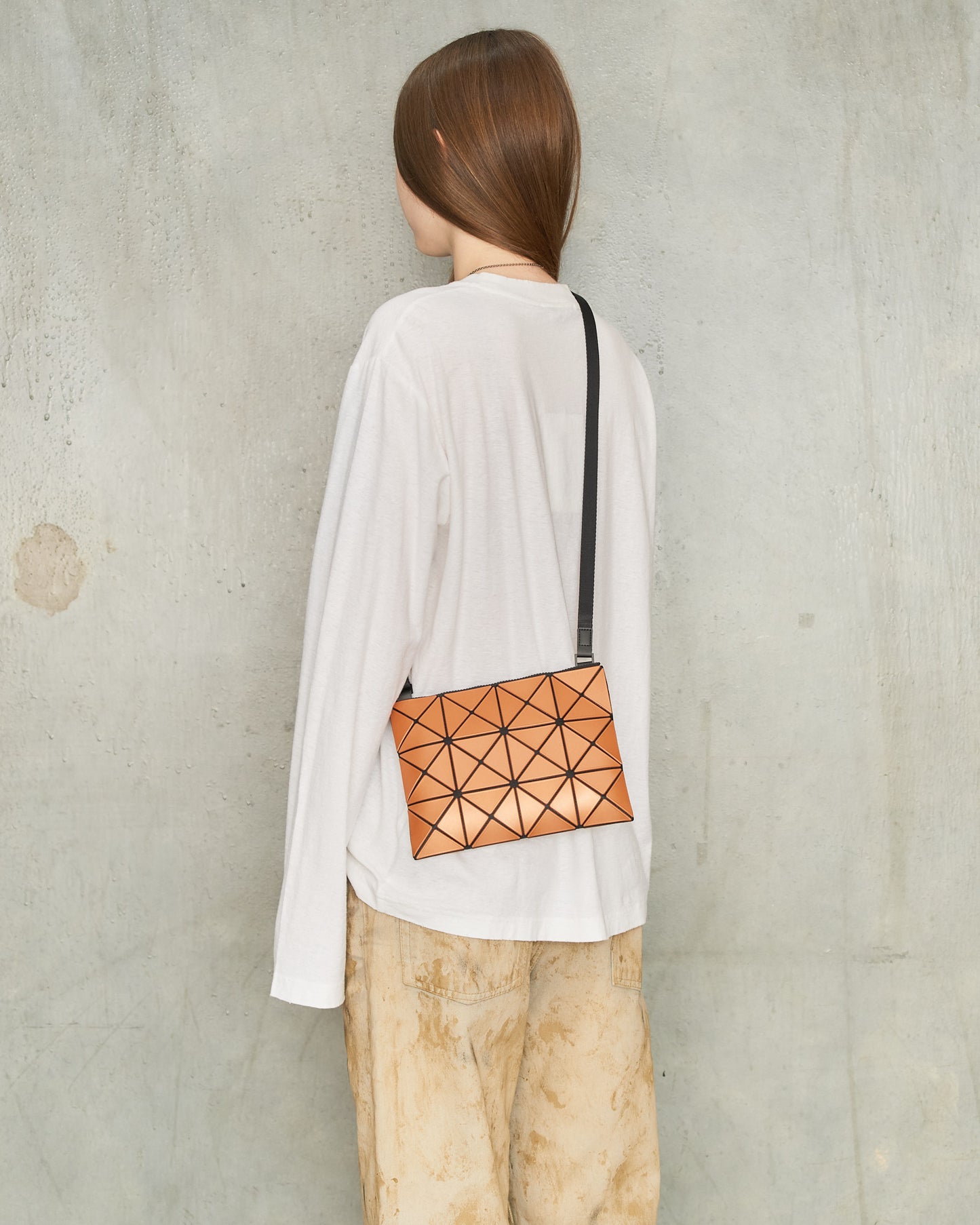Brick Lucent Metallic Shoulder Bag