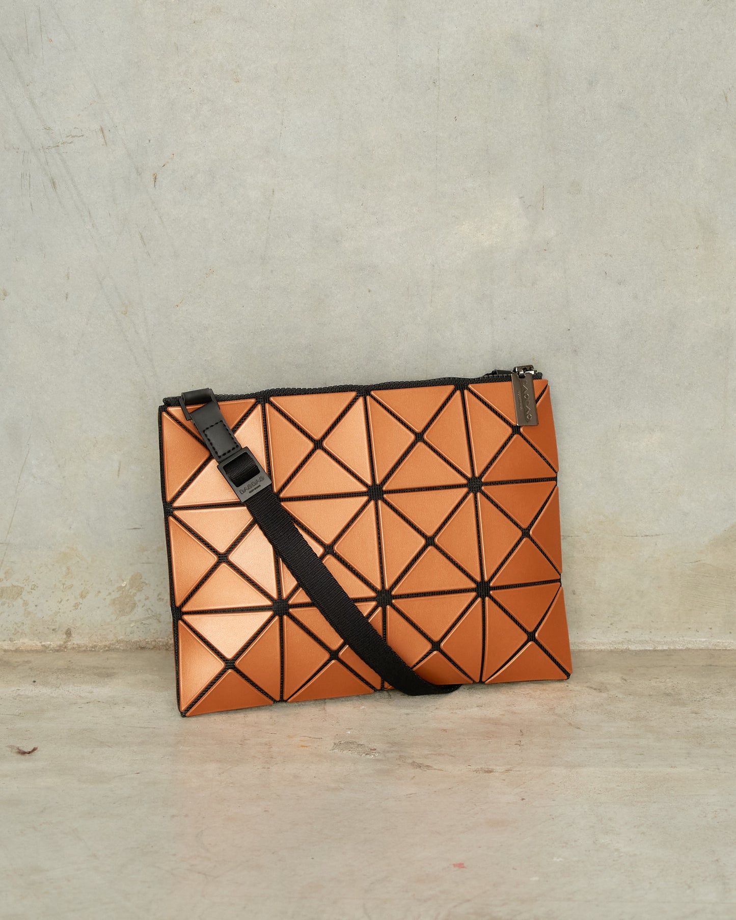 Brick Lucent Metallic Shoulder Bag