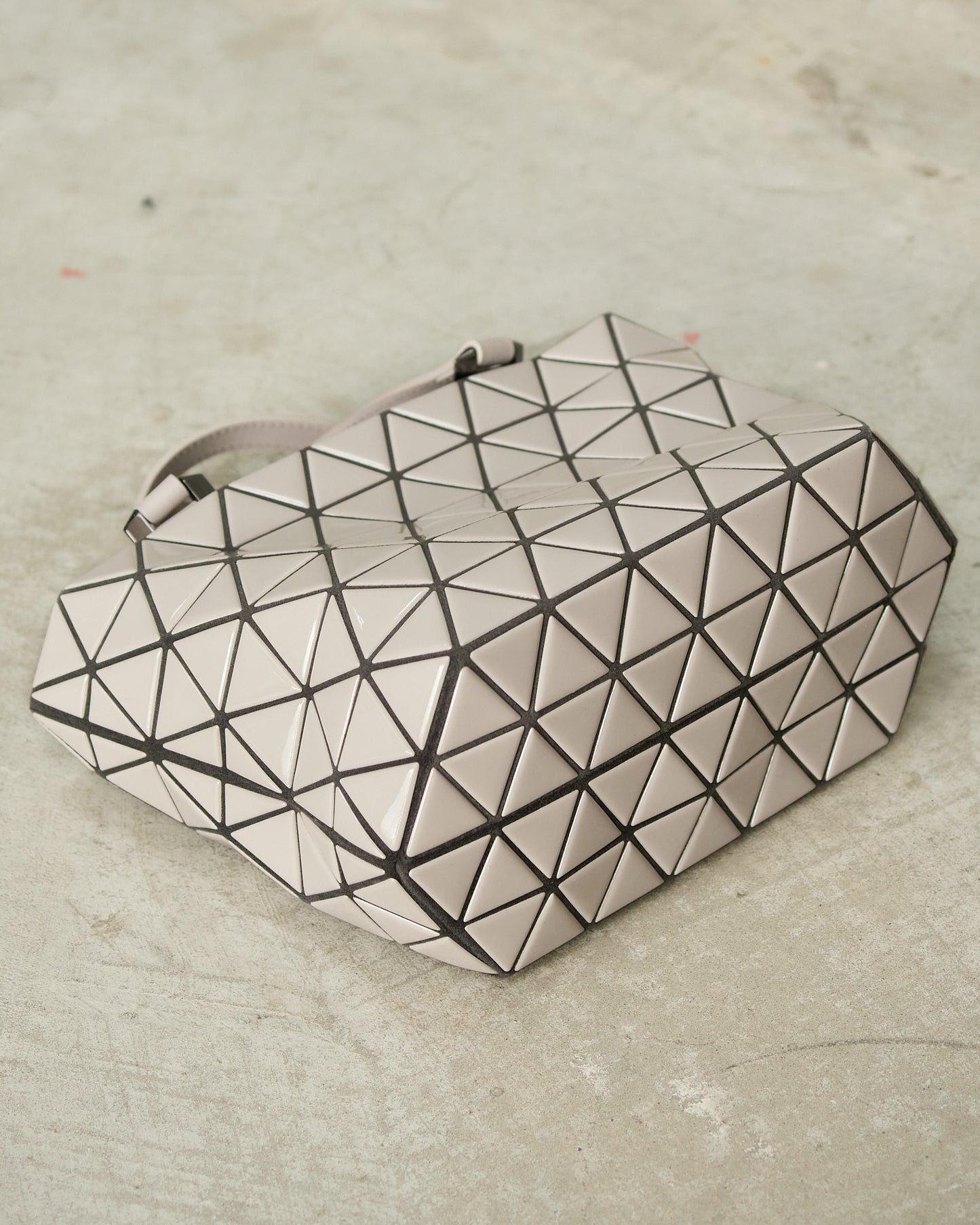 Greige Crystal Gloss Handbag