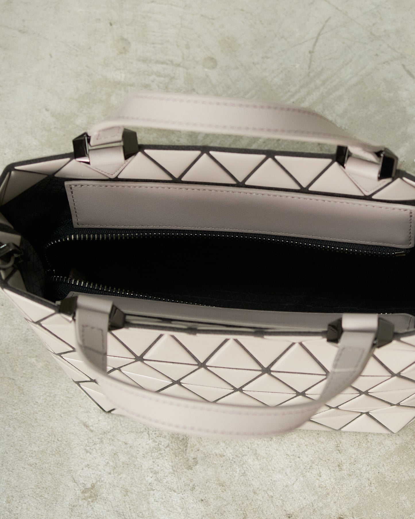 Greige Crystal Gloss Handbag