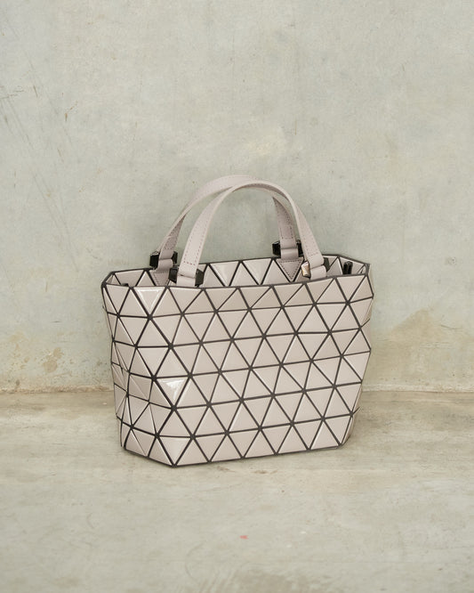 Greige Crystal Gloss Handbag