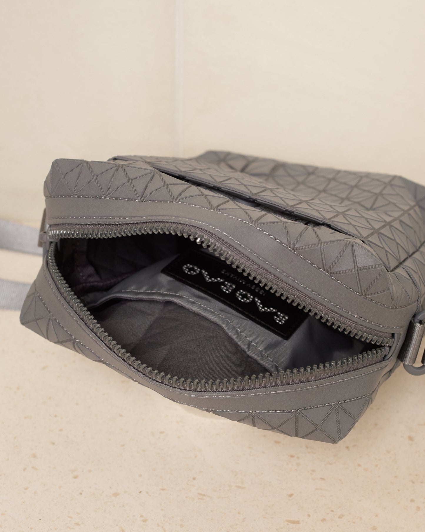Grey Voyager One Tone Shoulder Bag