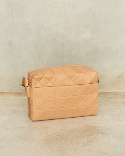 Beige Shine Track Mini Shoulder Bag