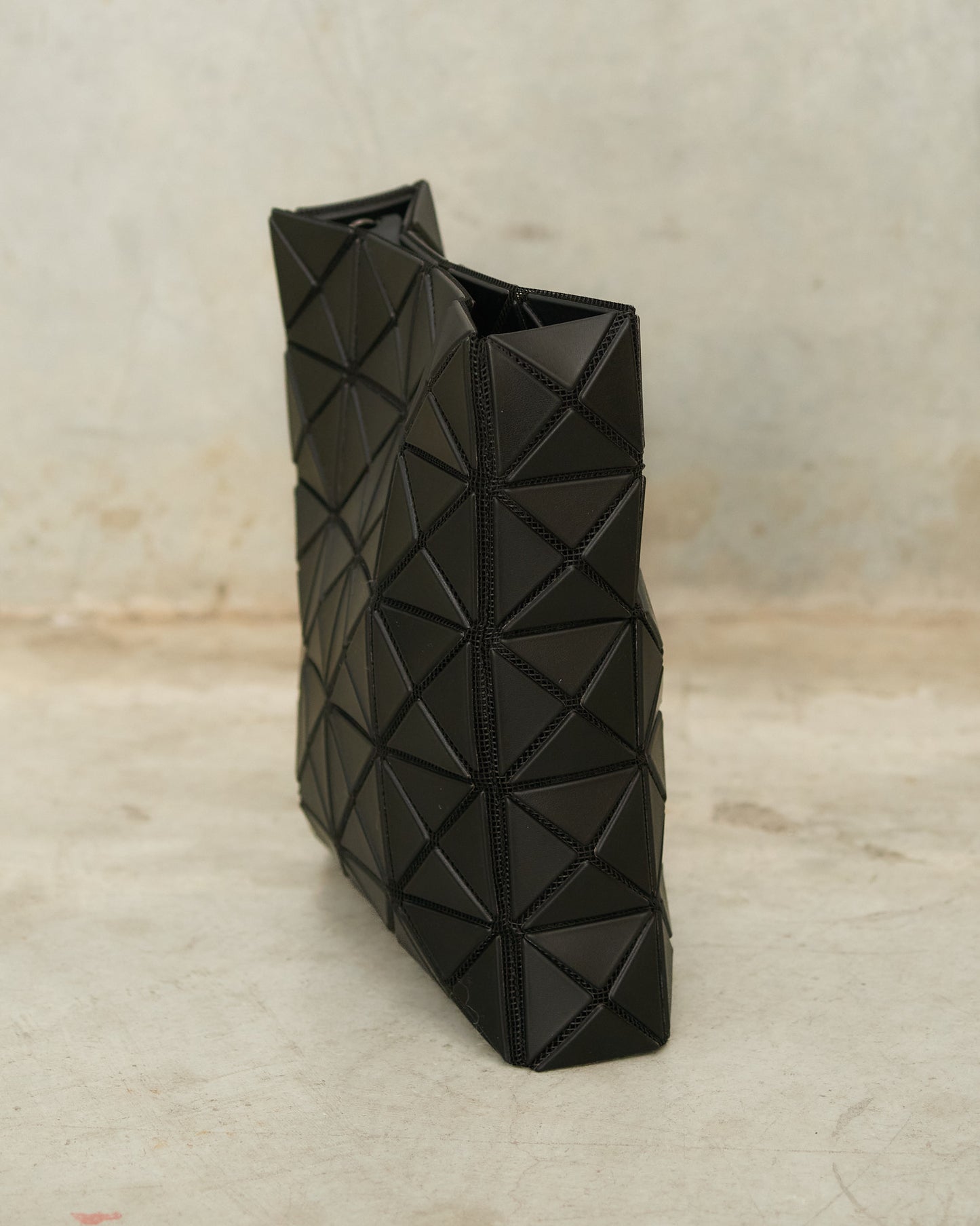 Matte Black Prism Shoulder Bag