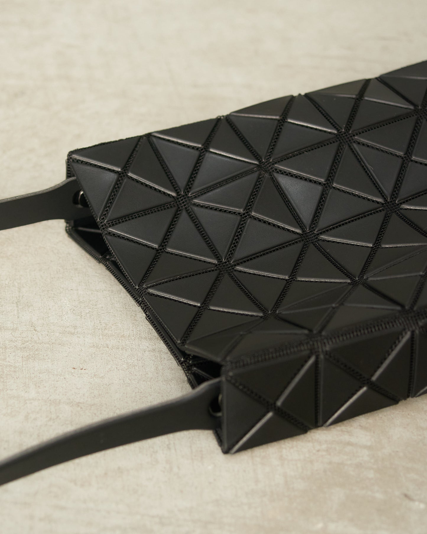 Matte Black Prism Shoulder Bag