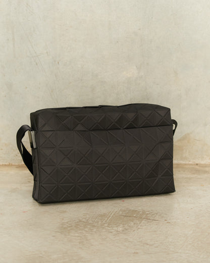 Black Shine Track Shoulder Bag