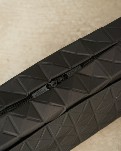 Black Shine Track Shoulder Bag