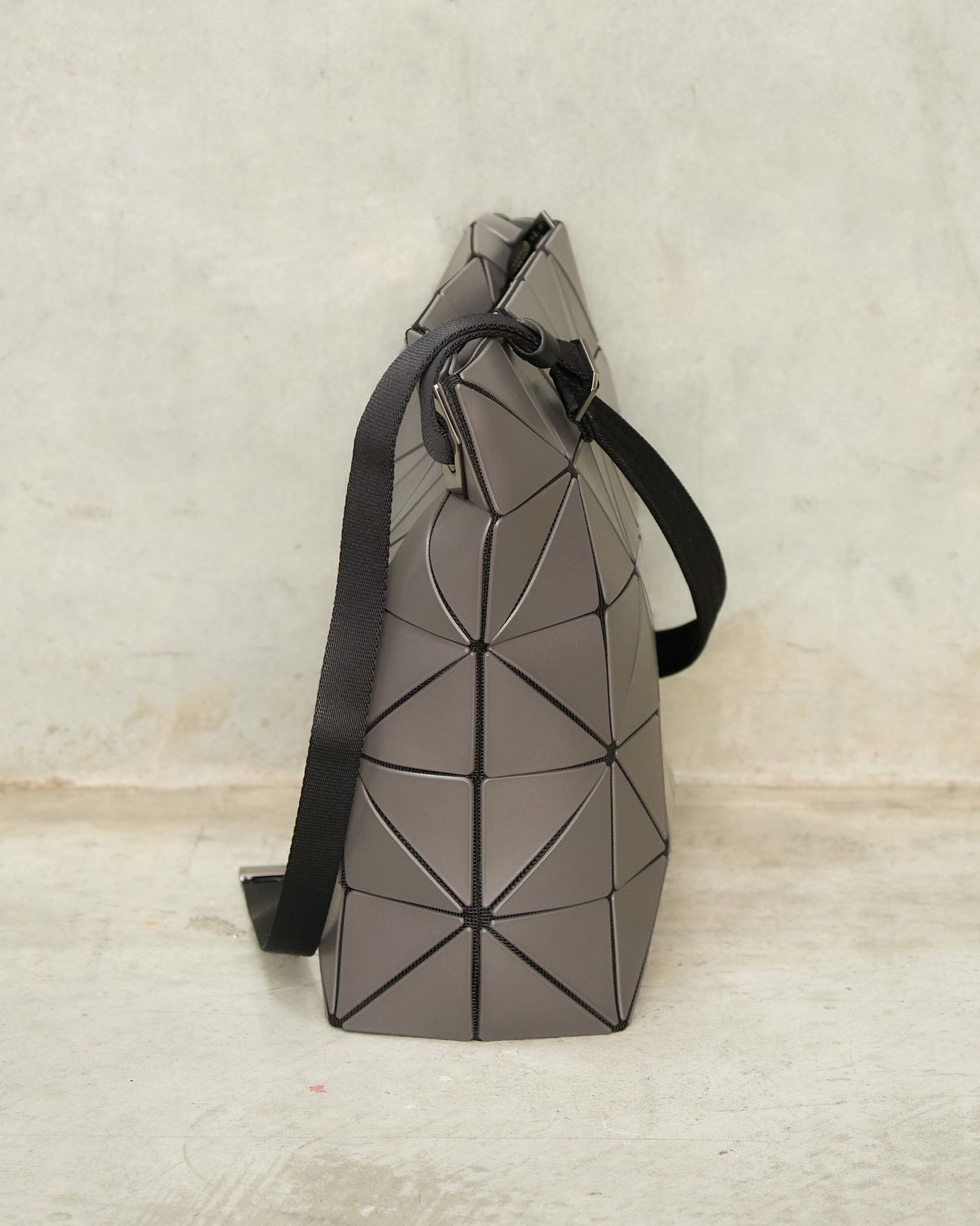 Charcoal Grey Blocky Shoulder Bag